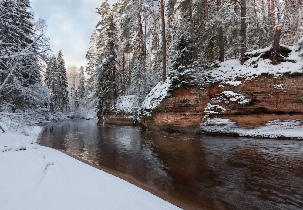 прогулка по зимней Амате