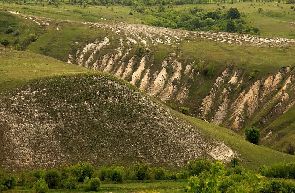 Рельеф Воронежской земли.
