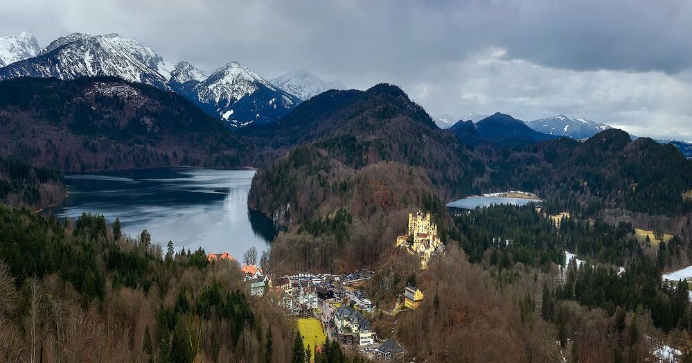 С видом на Hohenschwangau...