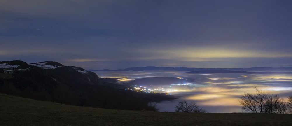 fog under geneva
