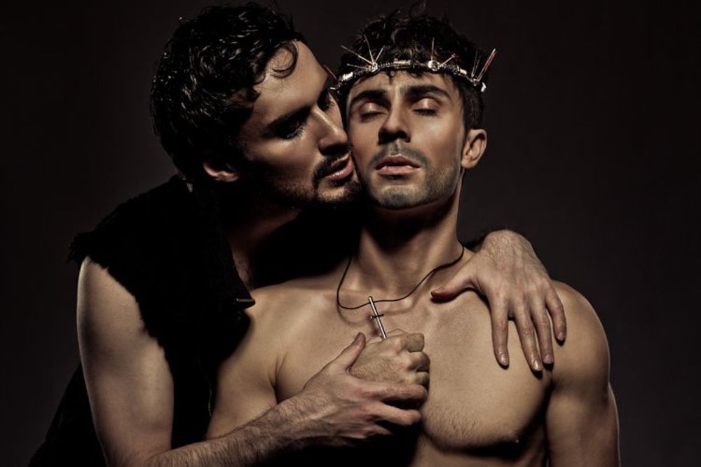 judas kiss...