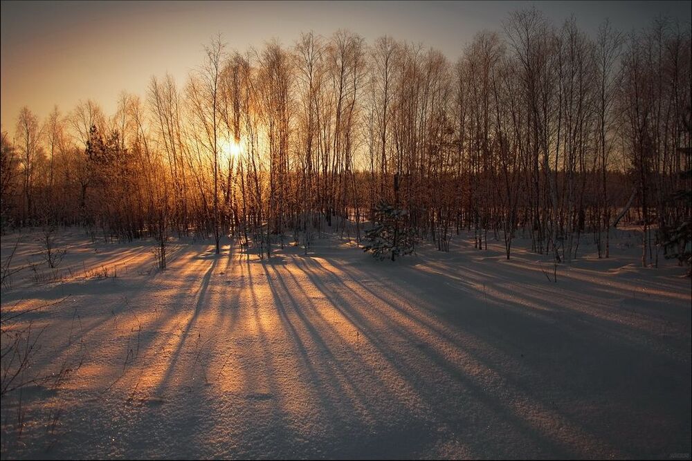 Закат в лучах