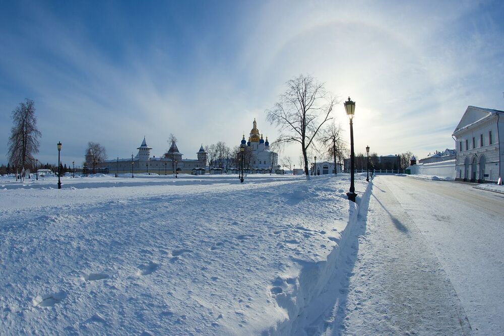 Тобольск, Тюремный замок, взгляд через "Fisheye"