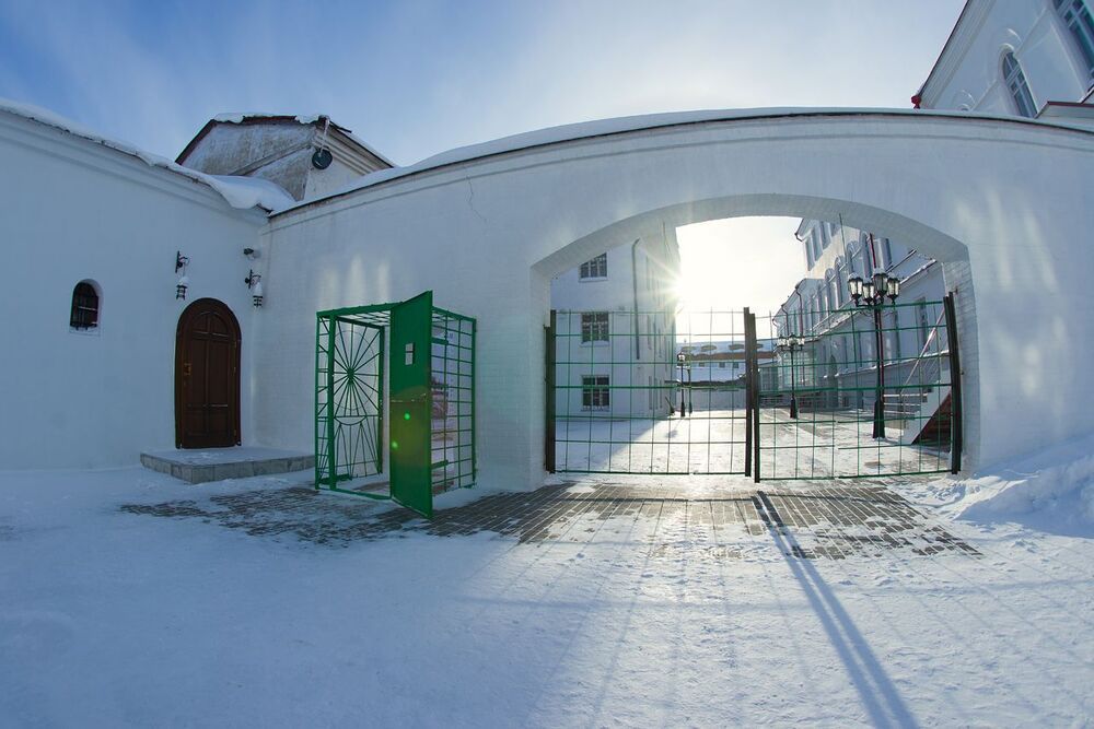 Тобольск, Тюремный замок, взгляд через "Fisheye"