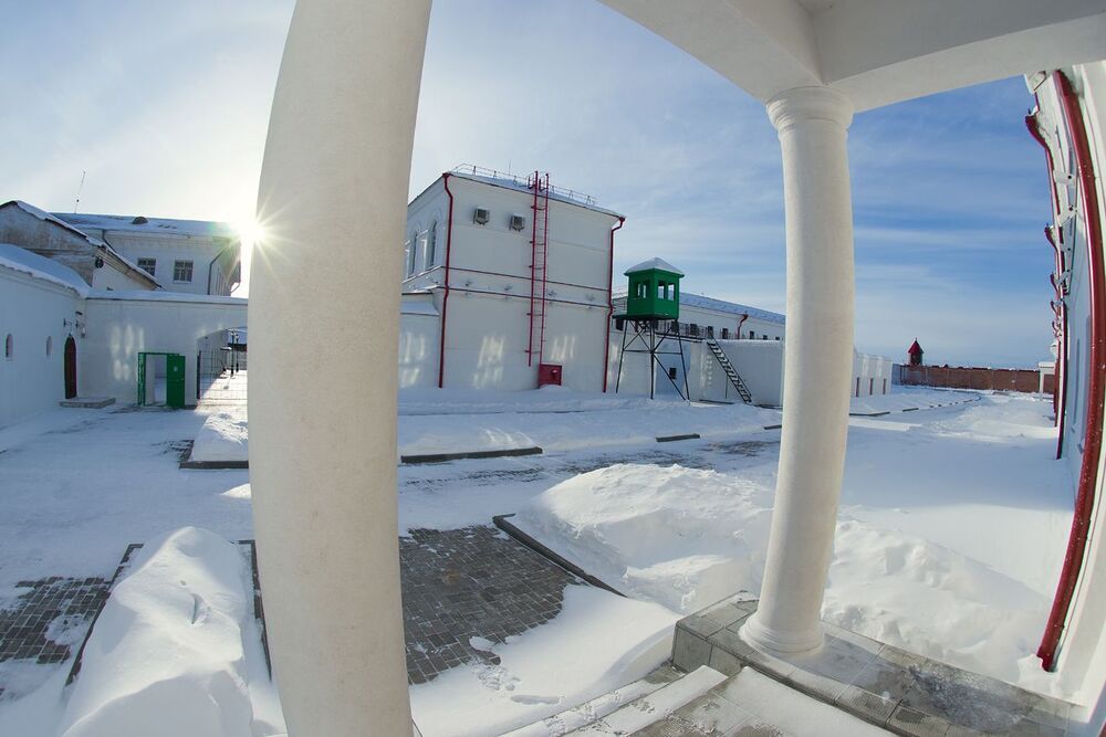 Тобольск, Тюремный замок, взгляд через "Fisheye"