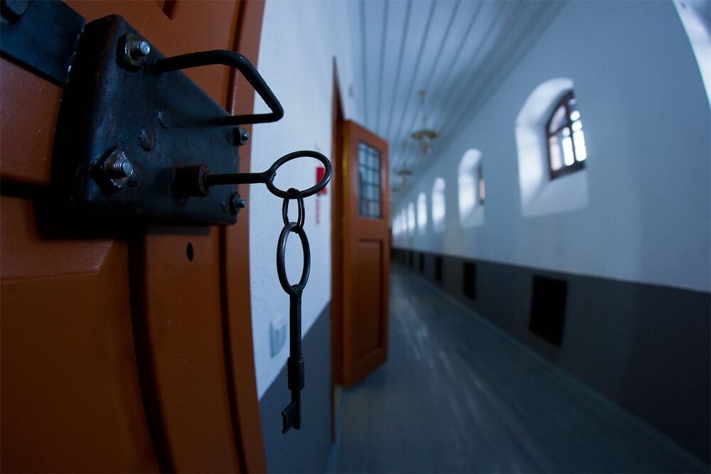 Тобольск, Тюремный замок, взгляд через "Fisheye"