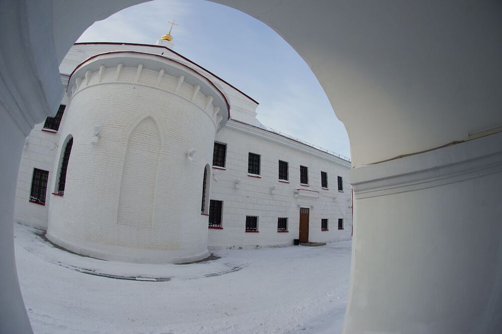 Тобольск, Тюремный замок, взгляд через "Fisheye"
