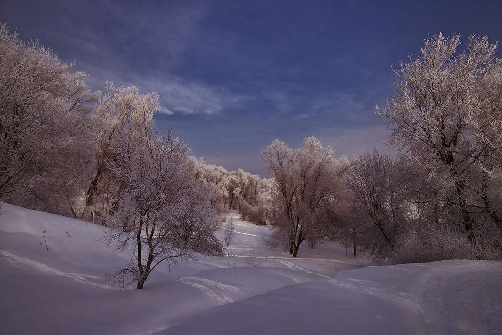 По снежку
