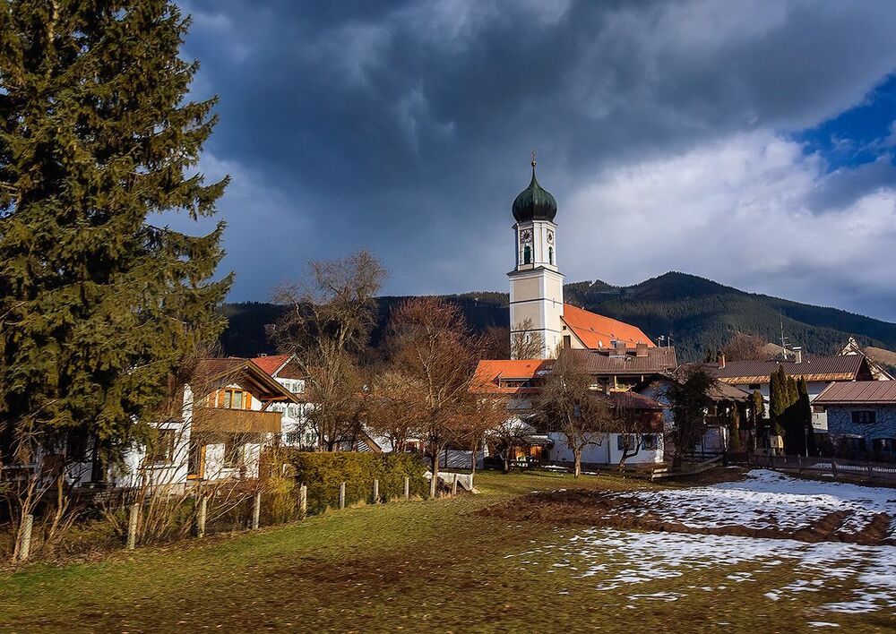 В деревеньке Oberammergau
