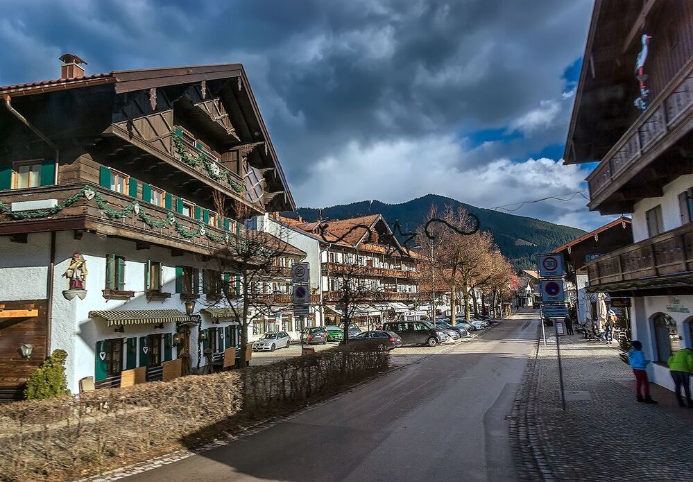 В деревеньке Oberammergau