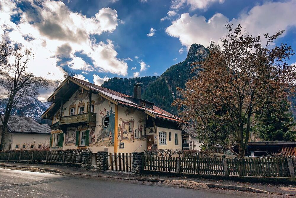 В деревеньке Oberammergau