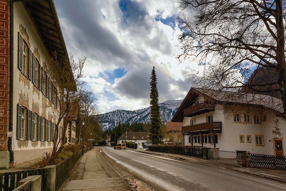 В деревеньке Oberammergau