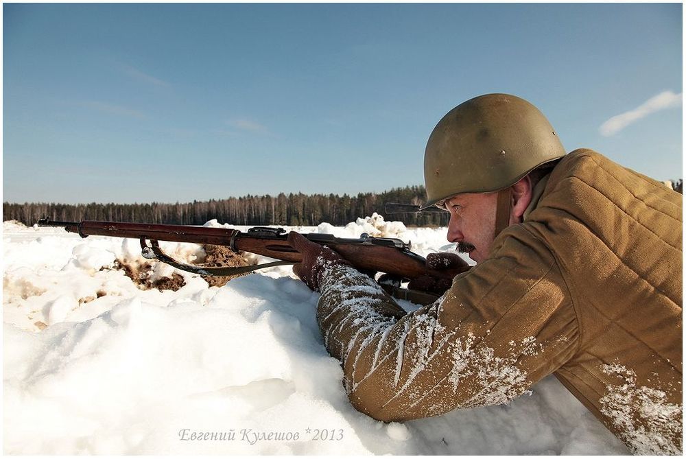 Зимой под Сталинградом....