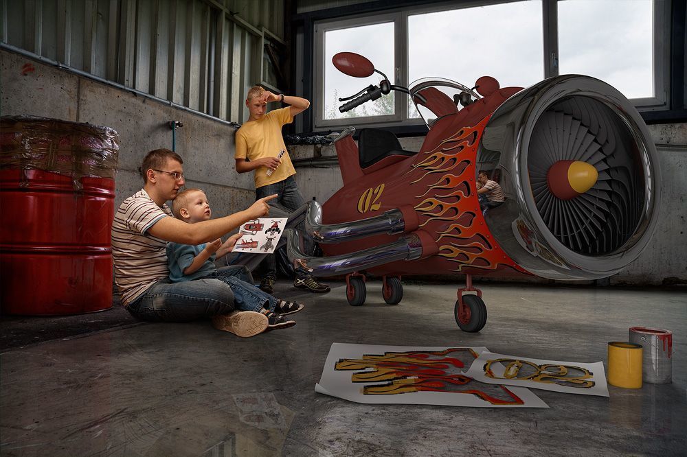 TURBOFLYER M-01, последний штрих