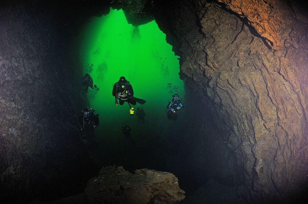 Cuba. Playa Giron Caves.