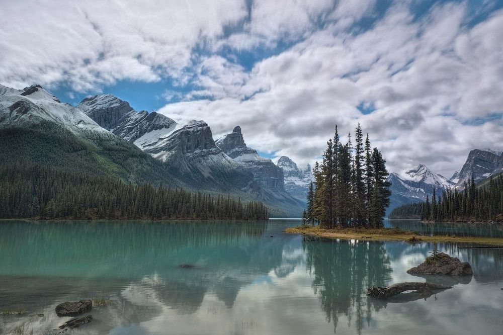 Остров Духа | The Spirit Island. Jasper, Canada.