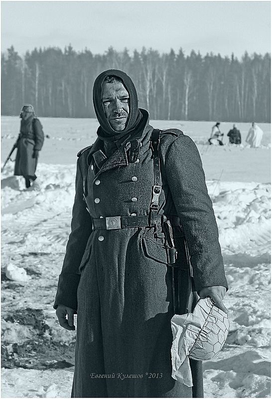 Проверка на дорогах... Восточный фронт..Зима1943 год.