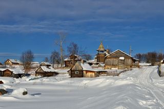 Ковда. Одно из старейших сохранившихся поселений поморов Беломорья.