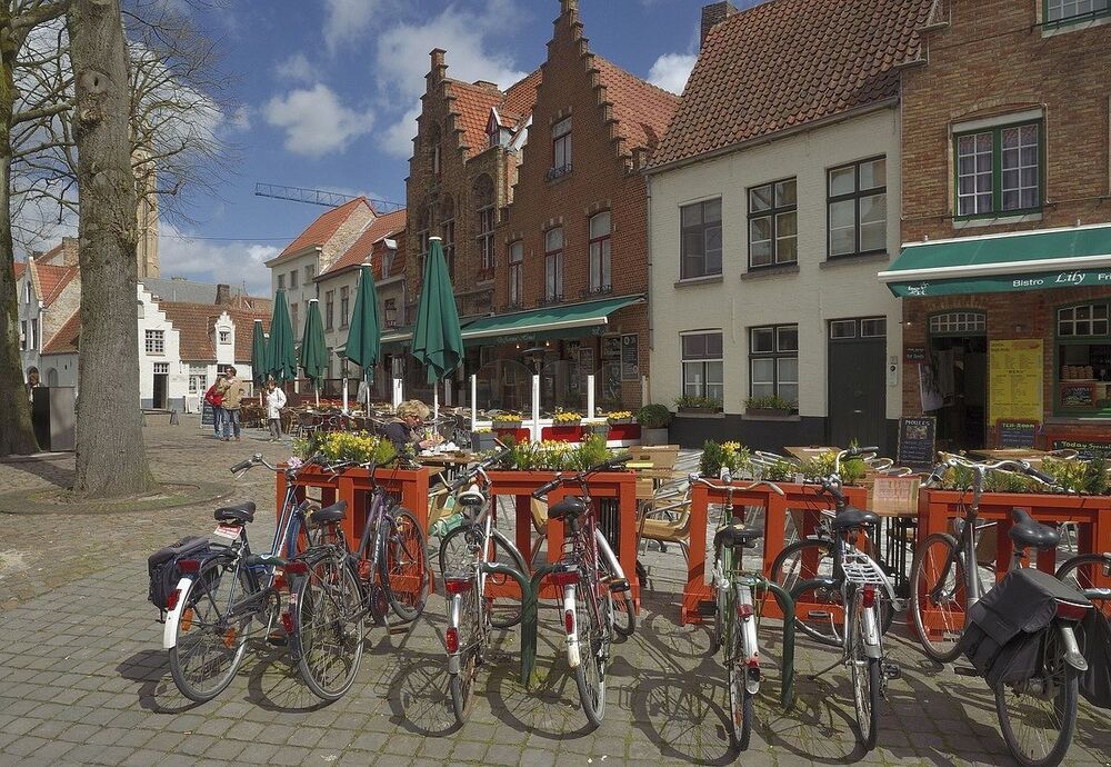 Spring in Bruges.