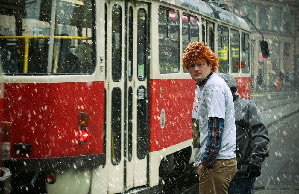 Прогулка по снежной Праге 11.01.13 г.