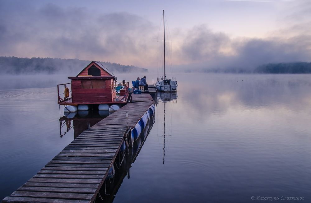 waiting for the sunrise