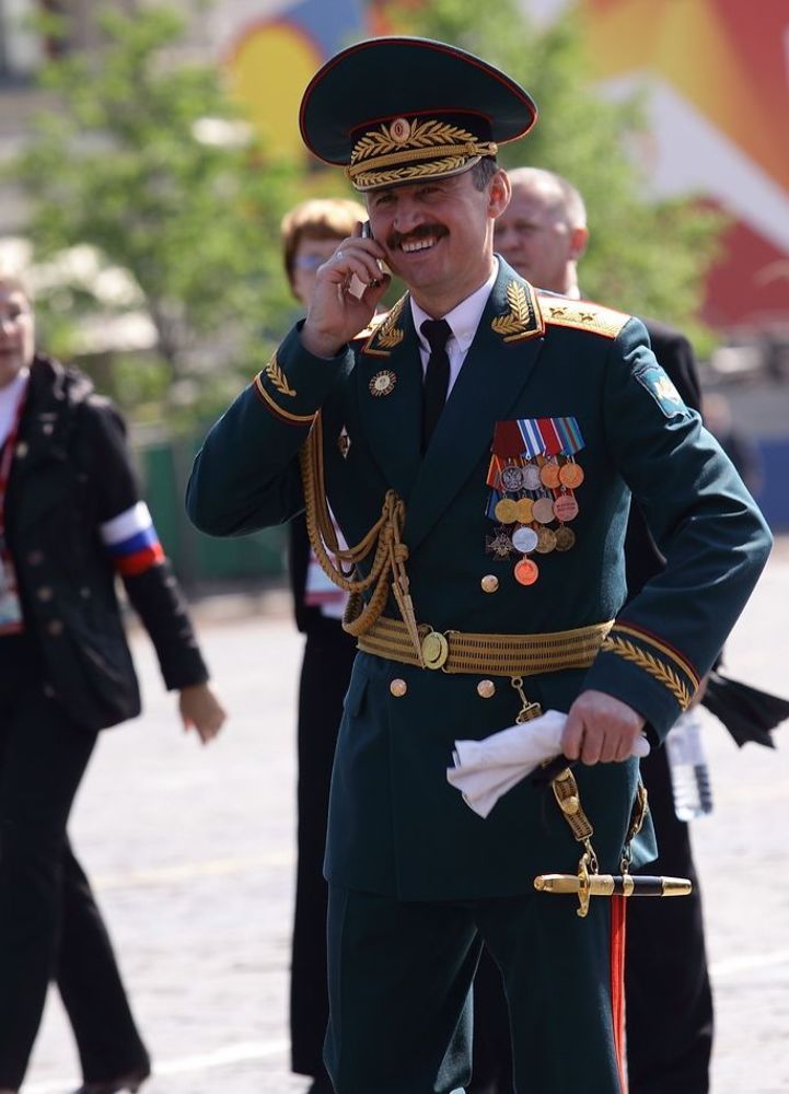Генералы и герои Советского союза.