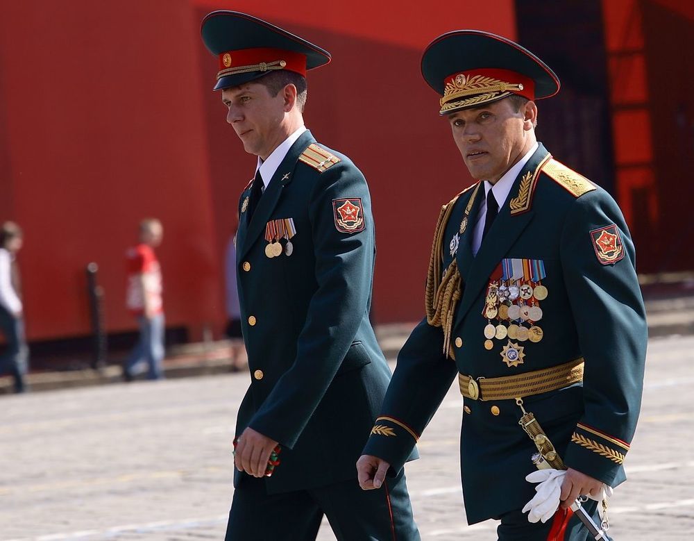 Командующий парадом, генерал-полковник Валерий Герасимов