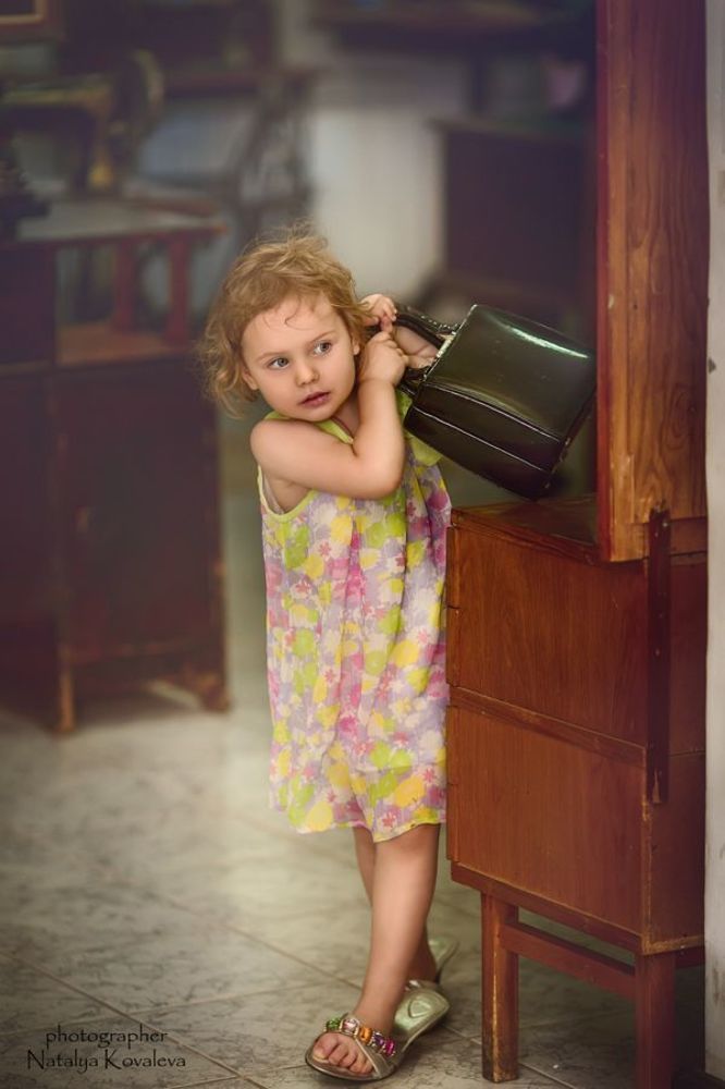 фотозарисовки с маленькой Вестой