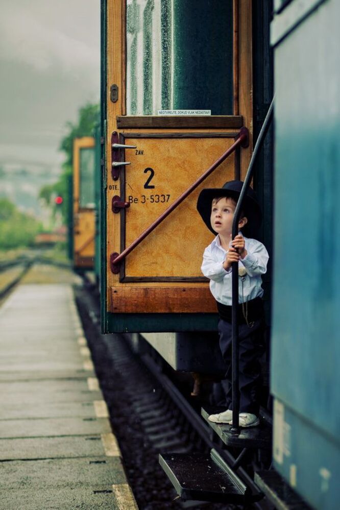 Old steam train