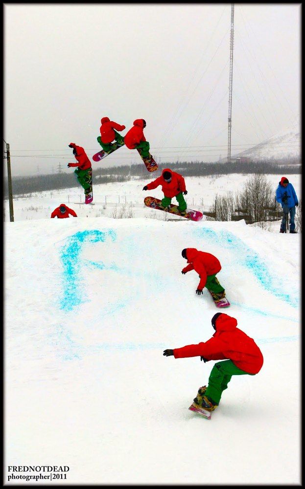 I.T.C. второй этап соревнования "big air" сноуборд, freeski.