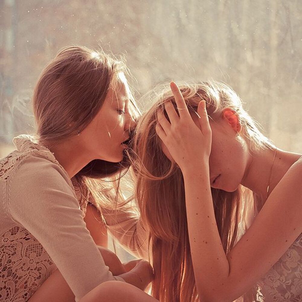Girls with golden hair