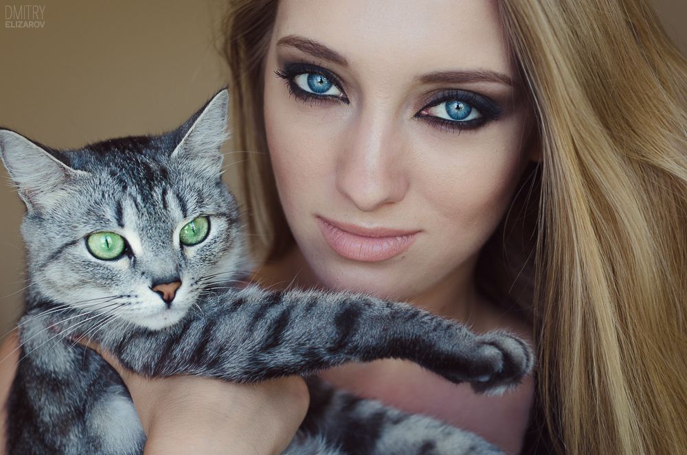 She and her cats