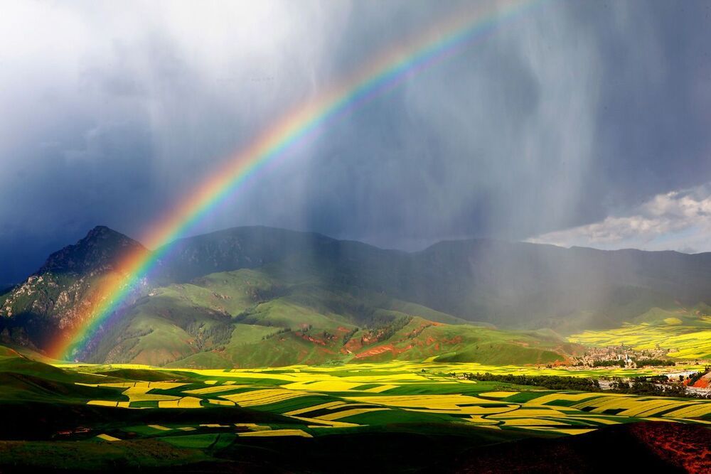 Winter&rainbow