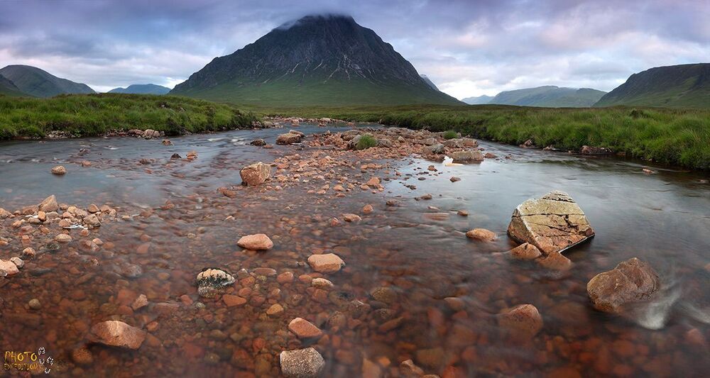 Buachaille Etive M&ograve;r. Долина Гленкоу. Шотландия