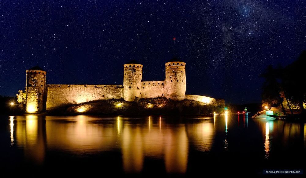 Magic castle Olavinlinna
