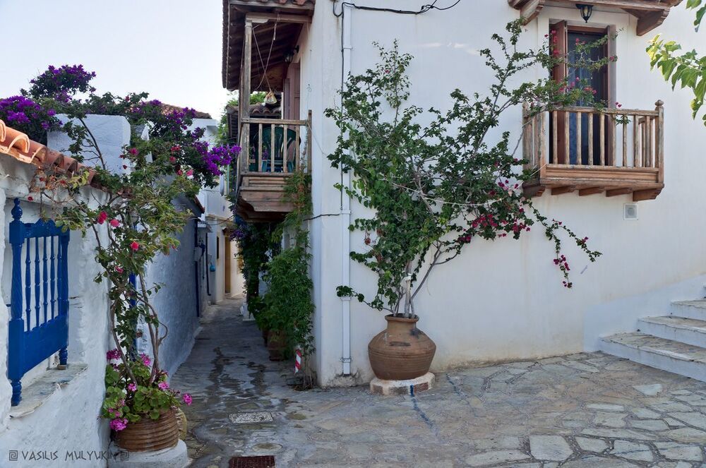 Scopelos old town ... вечером