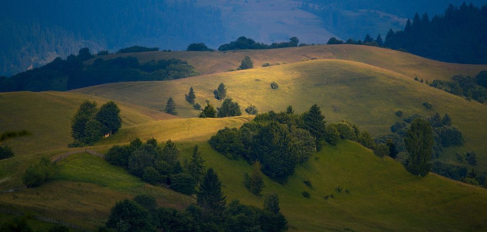утро в горах