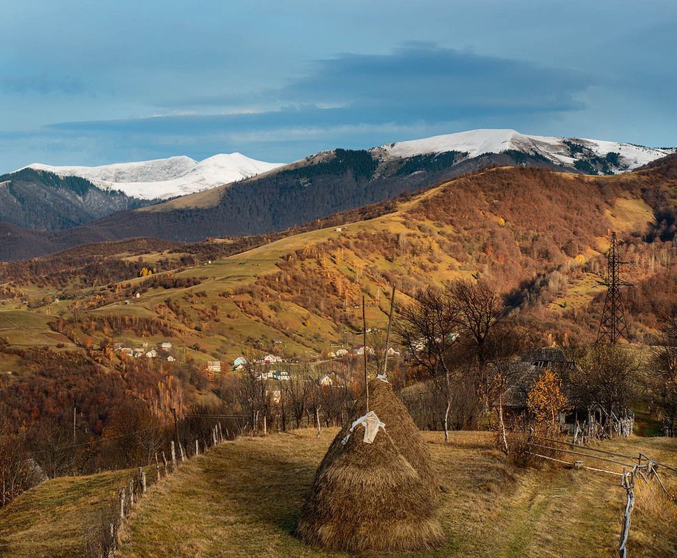 деревня в карпатах