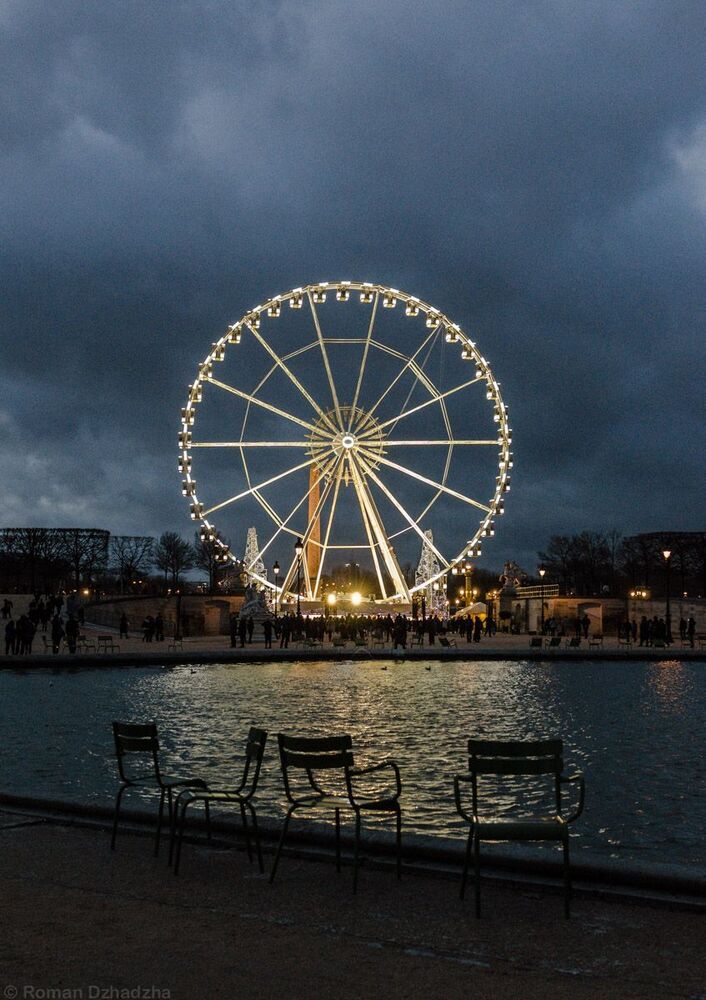 Wheel of light, Place de la Concorde, Paris
