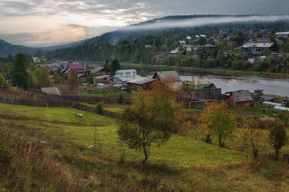 Поселок Усьва, Пермский край.