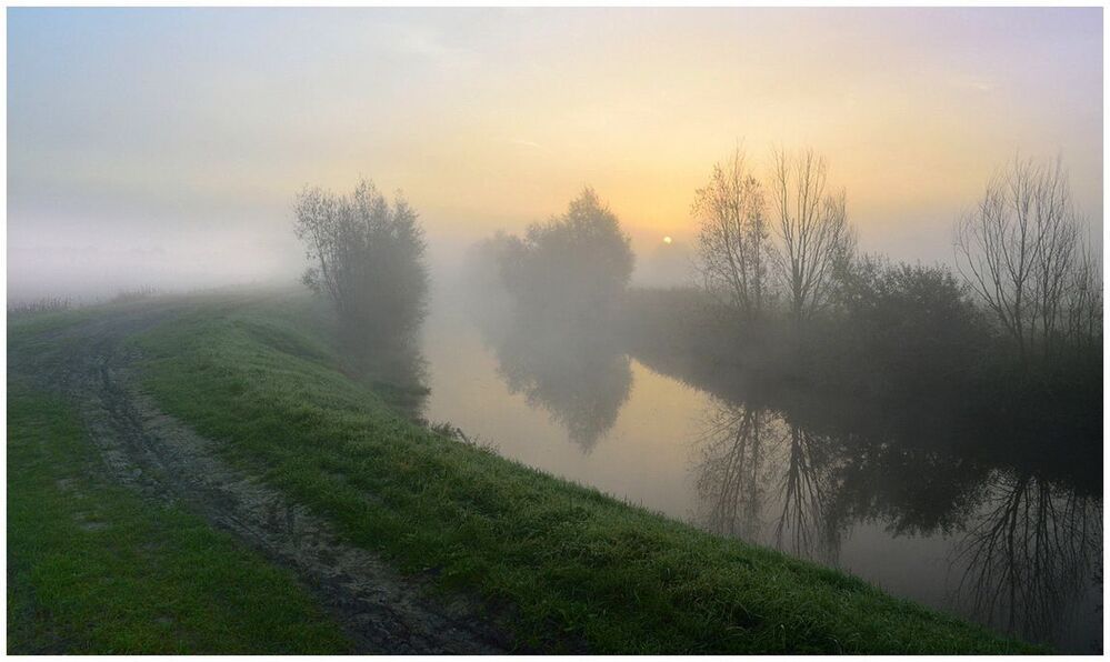 Today a foggy morning.