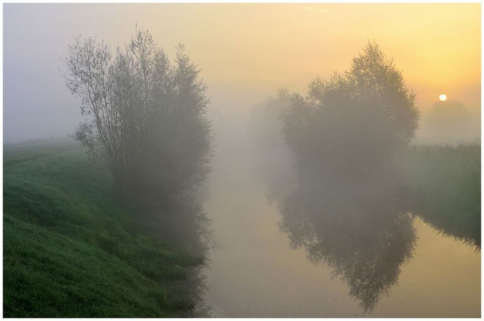 Today a foggy morning.