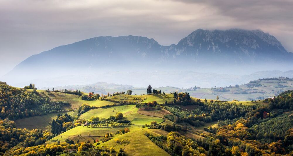 Early autumn on the hills