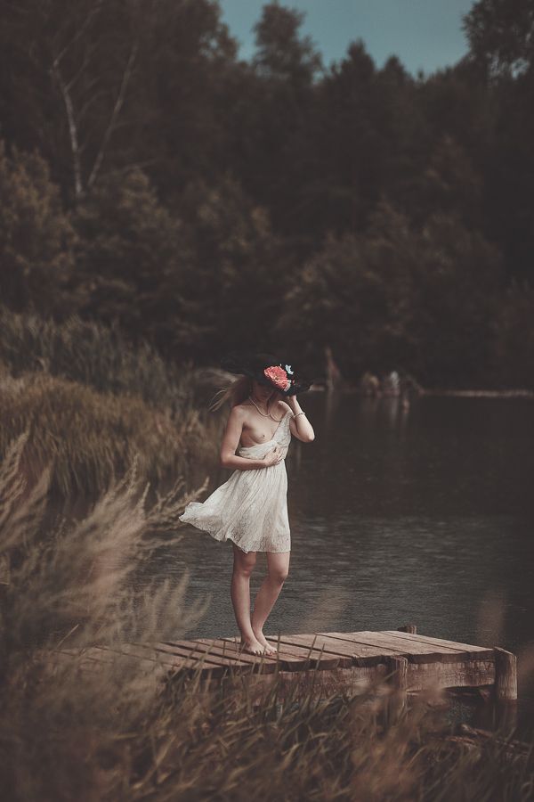 Near the lake