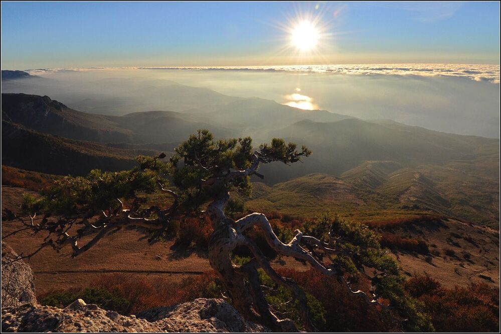 Утро в горах Крыма
