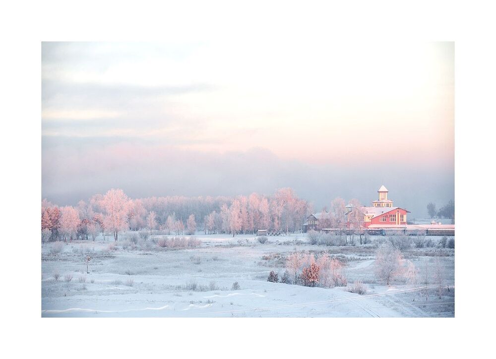 The morning of winter