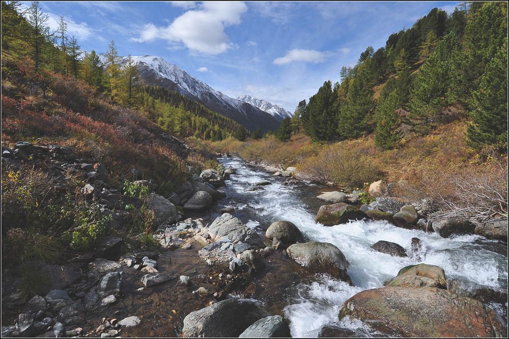 Осень в горах  Алтая
