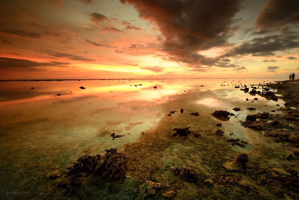 Закат на острове Gili Travangan