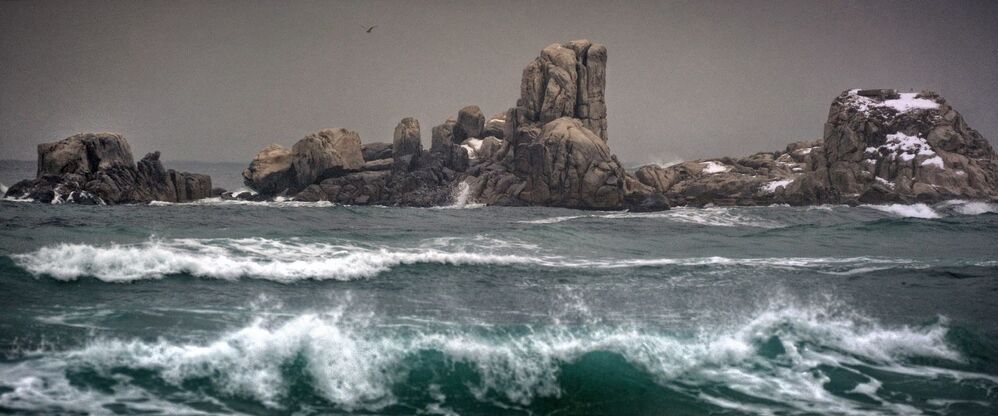 East Sea in winter