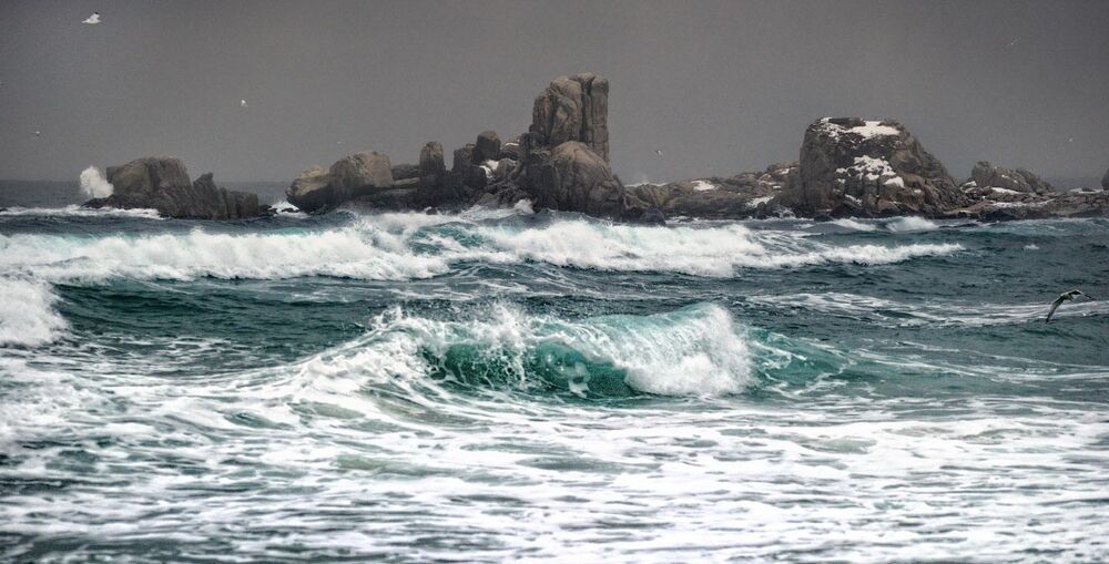 East Sea in winter
